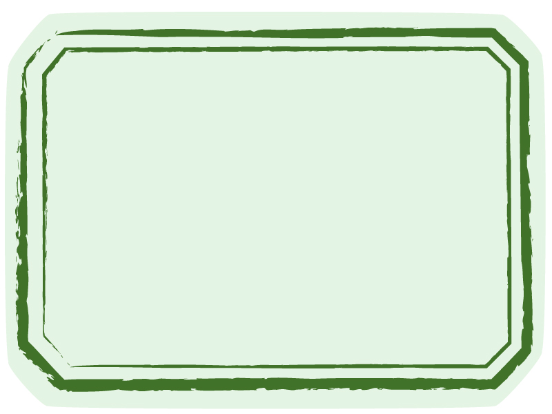 緑色のかすれ線の和風ラベルのフレーム飾り枠イラスト 無料イラスト かわいいフリー素材集 フレームぽけっと