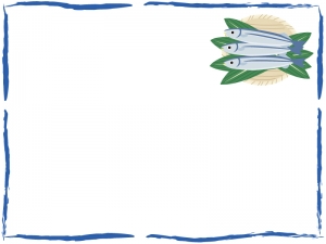 秋刀魚 無料イラスト かわいいフリー素材集 フレームぽけっと
