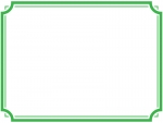 シンプルな二重線の線フレーム飾り枠イラスト02