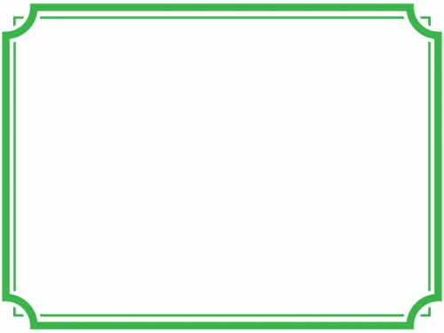 シンプルな二重線の線フレーム飾り枠イラスト02