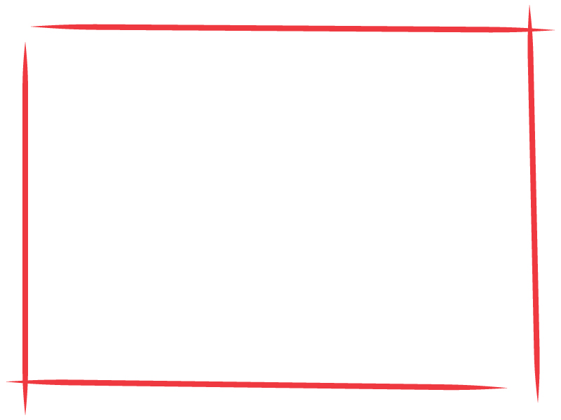 手書き風のシンプルなフレーム飾り枠イラスト06 無料イラスト かわいいフリー素材集 フレームぽけっと