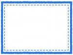 四角いシンプルな二重線のフレーム飾り枠イラスト03