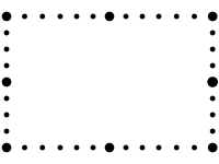 白黒の丸で囲ったシンプルなフレーム飾り枠イラスト