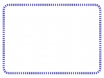 点線の角丸フレーム飾り枠イラスト