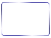 点線の角丸フレーム飾り枠イラスト
