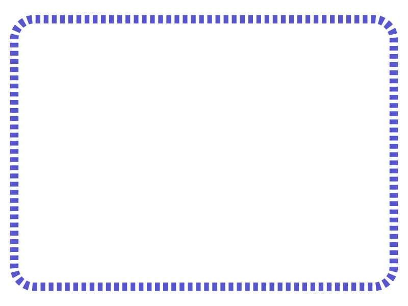 点線の角丸フレーム飾り枠イラスト 無料イラスト かわいいフリー素材集 フレームぽけっと