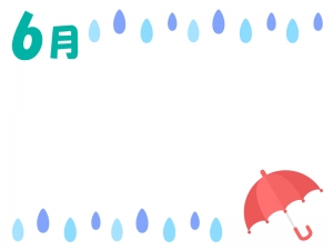 雨 無料イラスト かわいいフリー素材集 フレームぽけっと