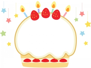 ケーキ 無料イラスト かわいいフリー素材集 フレームぽけっと