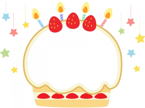 ケーキ 無料イラスト かわいいフリー素材集 フレームぽけっと