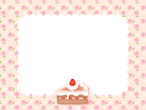 ケーキ 無料イラスト かわいいフリー素材集 フレームぽけっと