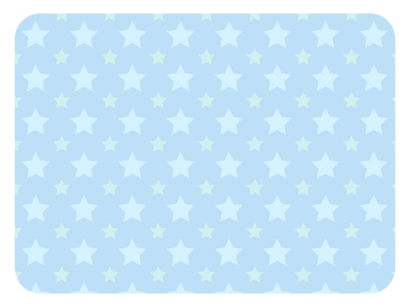 大小の星パターンの水色フレーム飾り枠イラスト 無料イラスト かわいいフリー素材集 フレームぽけっと