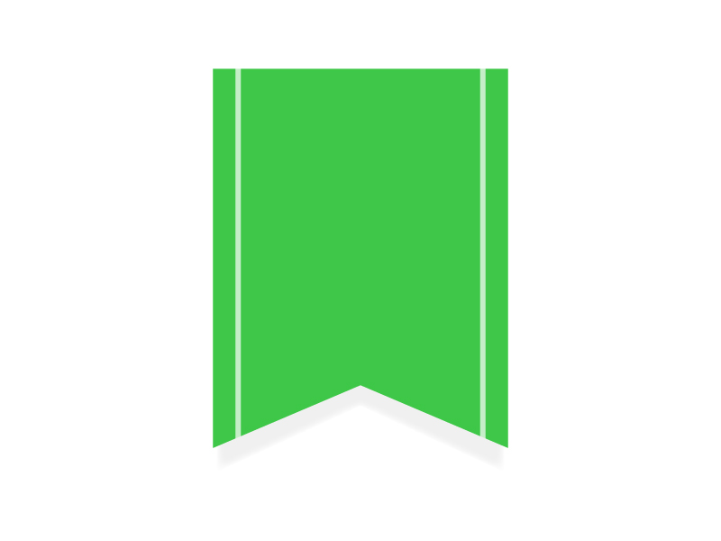 緑色のリボン風タグのフレーム飾り枠イラスト 無料イラスト かわいいフリー素材集 フレームぽけっと