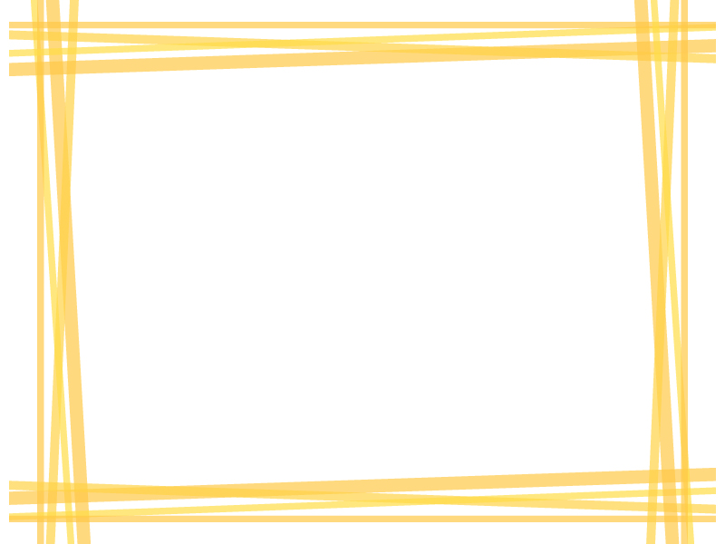 重なった黄色い線の四角フレーム飾り枠イラスト 無料イラスト かわいいフリー素材集 フレームぽけっと