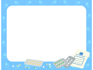 かき氷と旗のフレーム飾り枠イラスト 無料イラスト かわいいフリー素材集 フレームぽけっと