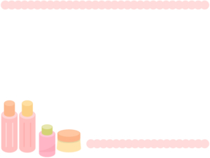化粧品 無料イラスト かわいいフリー素材集 フレームぽけっと