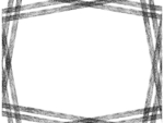 斜め複数鉛筆線（白黒）のフレーム飾り枠イラスト