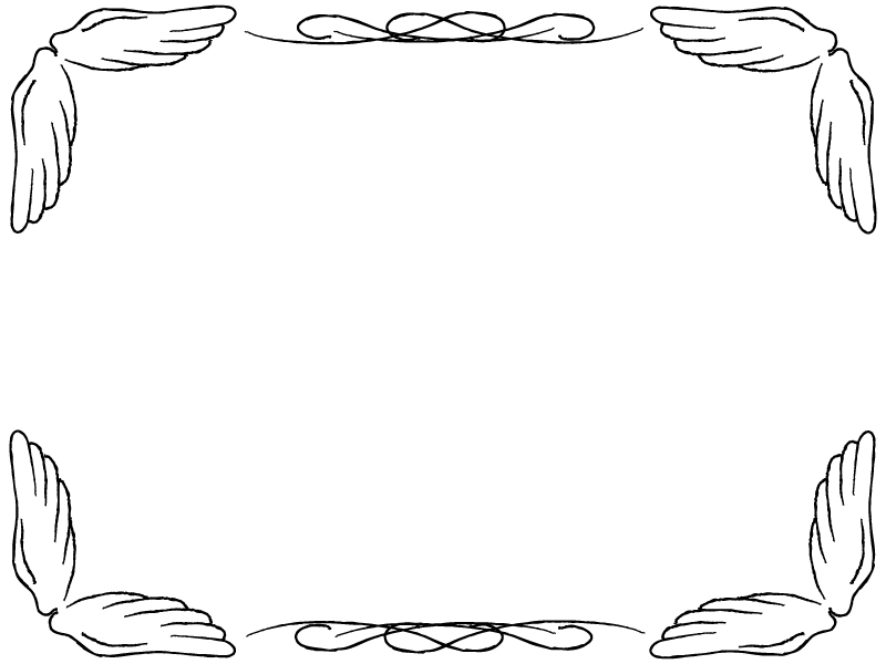 鉛筆風エレガント 白黒 フレーム飾り枠イラスト04 無料イラスト かわいいフリー素材集 フレームぽけっと