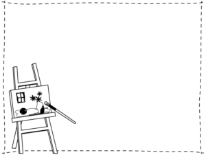 白黒 無料イラスト かわいいフリー素材集 フレームぽけっと
