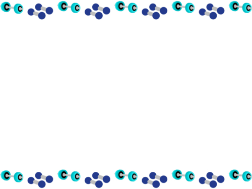 水色のダンベルと紺色の鉄アレイの上下フレーム飾り枠イラスト